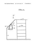 Angle ceiling hanger or bracket diagram and image