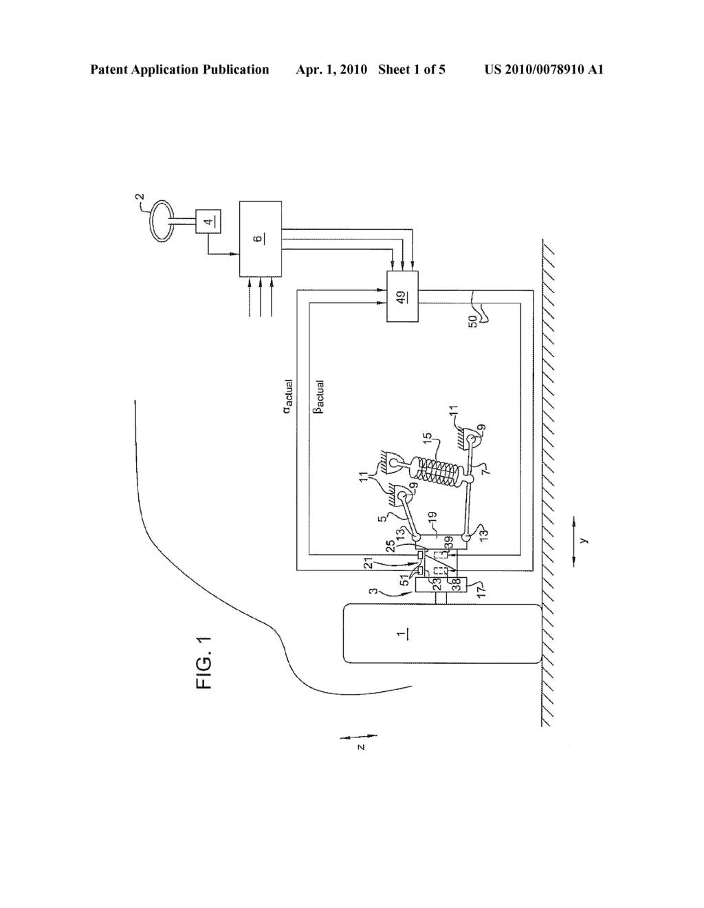 Steering Device for a Motor Vehicle - diagram, schematic, and image 02