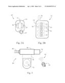 System for Wireless Activation of Communication Indicators within an Industrial or Professional Working Environment diagram and image