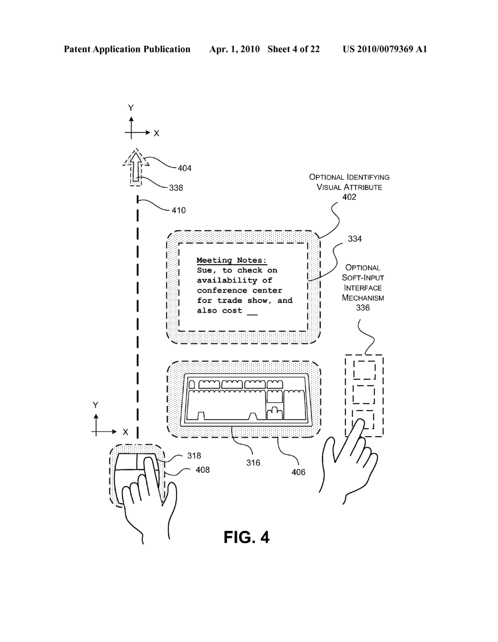 Using Physical Objects in Conjunction with an Interactive Surface - diagram, schematic, and image 05