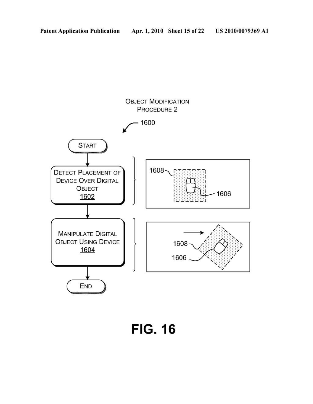 Using Physical Objects in Conjunction with an Interactive Surface - diagram, schematic, and image 16