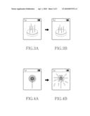 Apparatus and method for providing interactive user interface that varies according to strength of blowing diagram and image