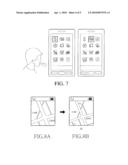 Apparatus and method for providing interactive user interface that varies according to strength of blowing diagram and image