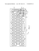 KEYBOARD SYSTEM AND METHOD FOR PROVIDING IMPROVED ACCESS TO AN ELECTRONIC DEVICE diagram and image