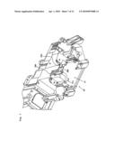 OPTICAL COMPONENT ADJUSTMENT MECHANISM, LIQUID CRYSTAL DISPLAY AND PROJECTION DISPLAY diagram and image