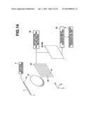 Tomosynthesis radiographing apparatus diagram and image