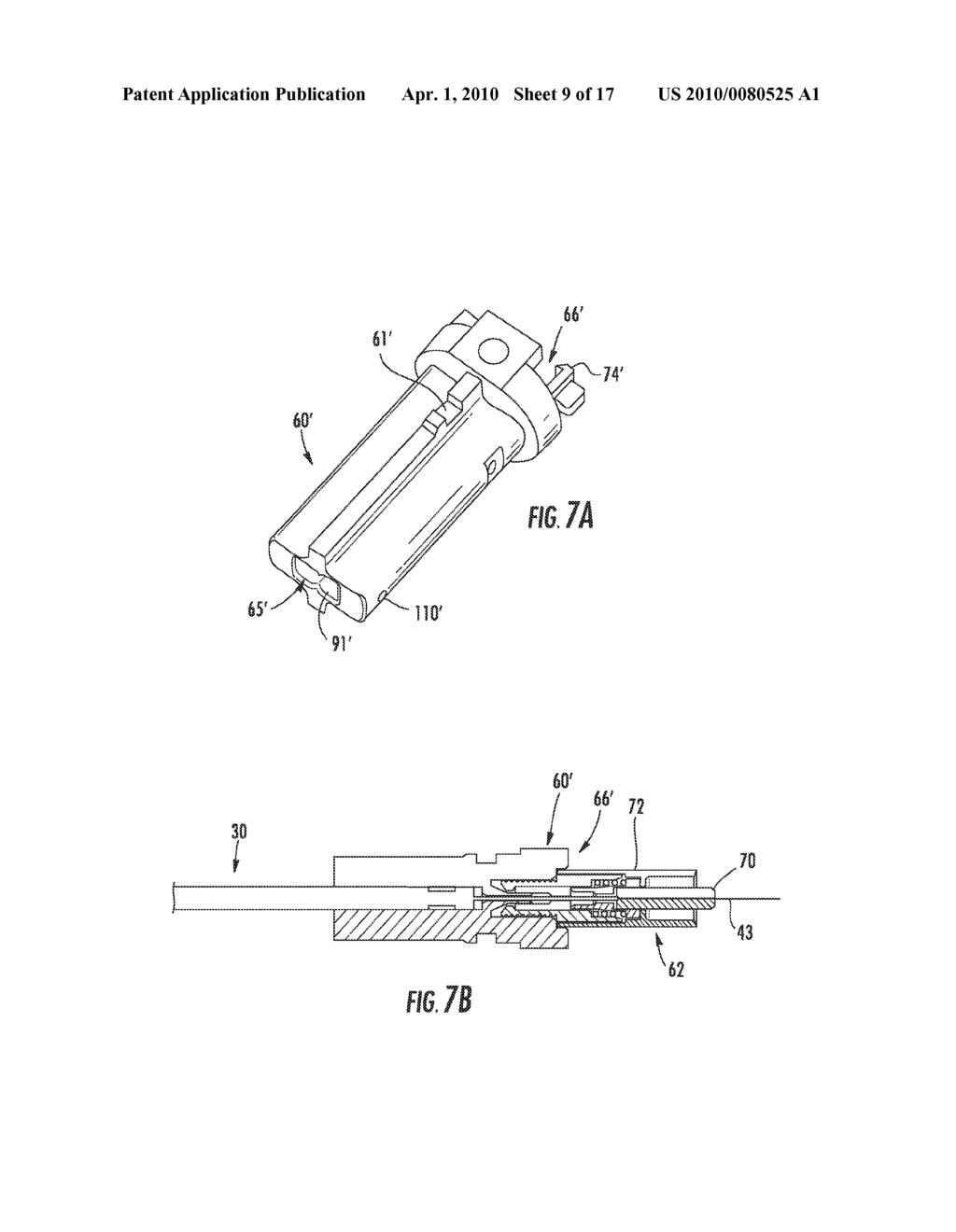 Retention Bodies for Fiber Optic Cable Assemblies - diagram, schematic, and image 10