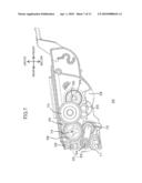 DEVELOPING CARTRIDGE THAT INCLUDES MEMBER TO BE PRESSED BY IMAGE-BEARING-MEMBER CARTRIDGE diagram and image