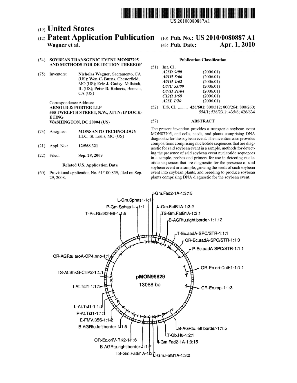 Soybean Transgenic Event MON87705 and Methods for Detection Thereof - diagram, schematic, and image 01