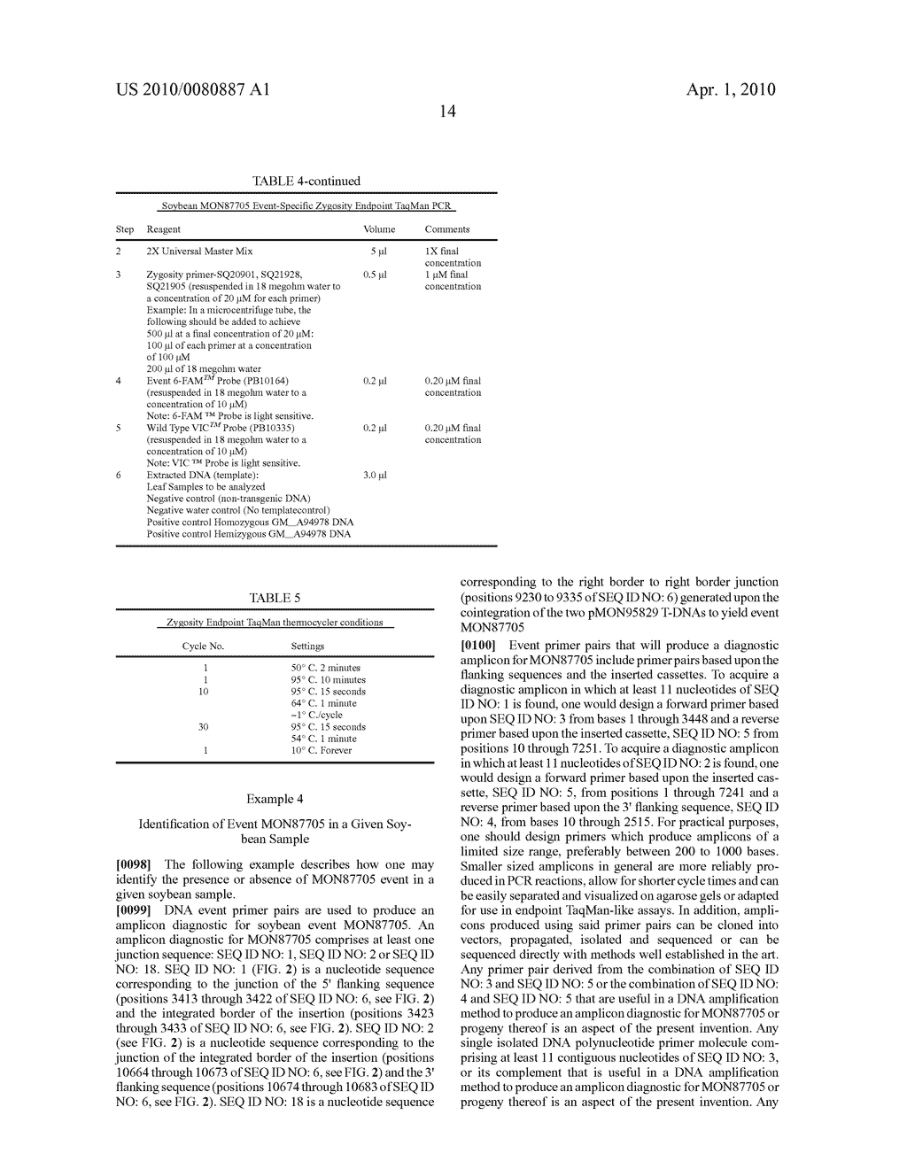 Soybean Transgenic Event MON87705 and Methods for Detection Thereof - diagram, schematic, and image 17