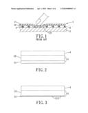 Transparent conductive layered structure for a touch panel input device diagram and image