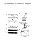 Devices and methods for analyte detection using distorted liquid crystals diagram and image