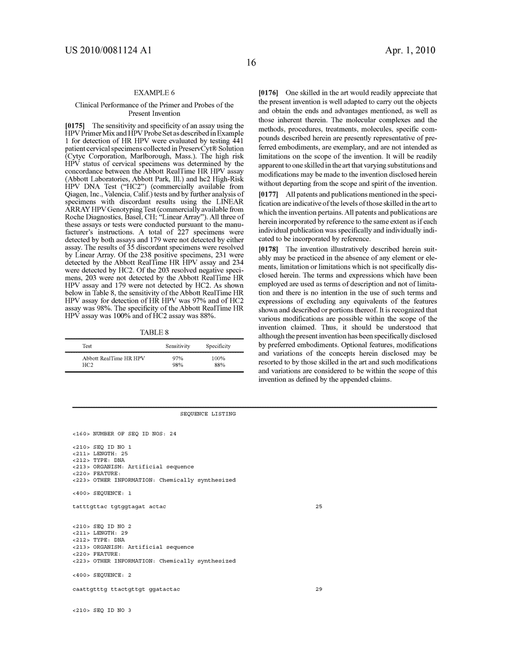 PRIMERS AND PROBES FOR DETECTING HUMAN PAPILLOMAVIRUS AND HUMAN BETA GLOBIN SEQUENCES IN TEST SAMPLES - diagram, schematic, and image 23