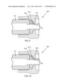 COAXIAL CABLE CONNECTOR WITH AN INTERNAL COUPLER AND METHOD OF USE THEREOF diagram and image