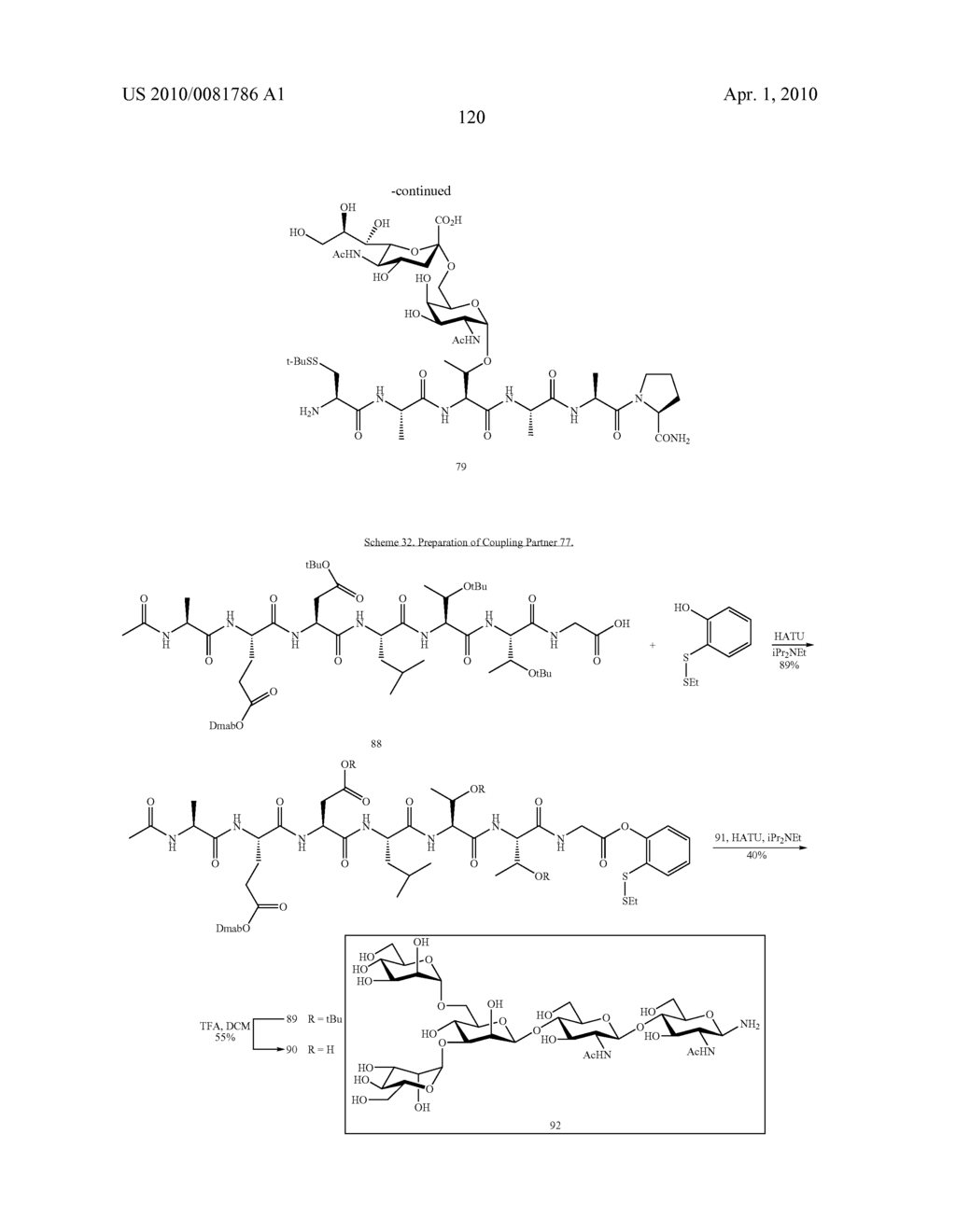 Homogeneous Erythropoietin and Other Peptides and Proteins, Methods and Intermediates for Their Preparation - diagram, schematic, and image 127