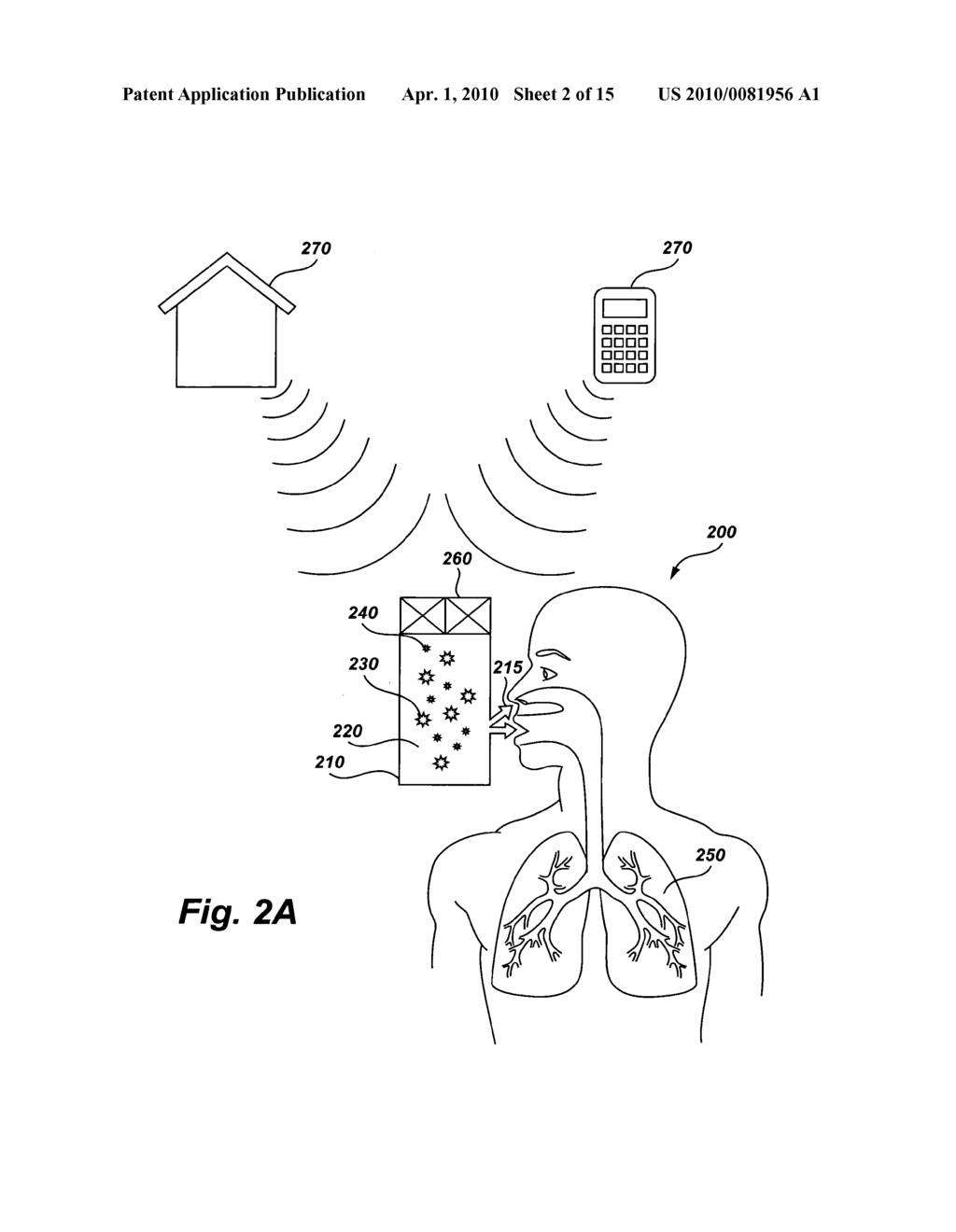 Method, composition, and system to control pH in pulmonary tissue of a subject - diagram, schematic, and image 03