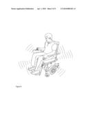 Powered wheelchair diagram and image