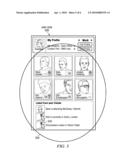 Method and Apparatus for Displaying Updated Contacts diagram and image