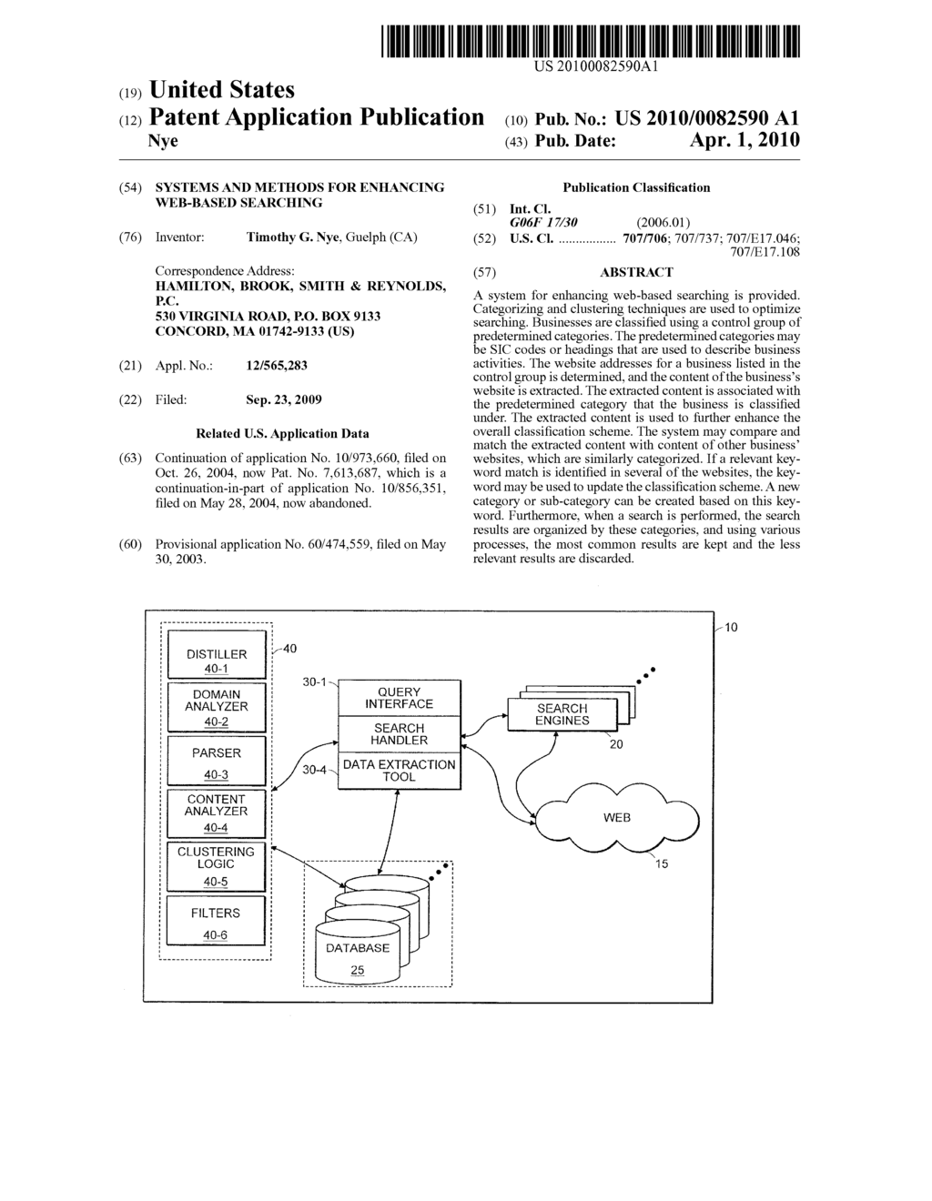 Systems and Methods for Enhancing Web-Based Searching - diagram, schematic, and image 01