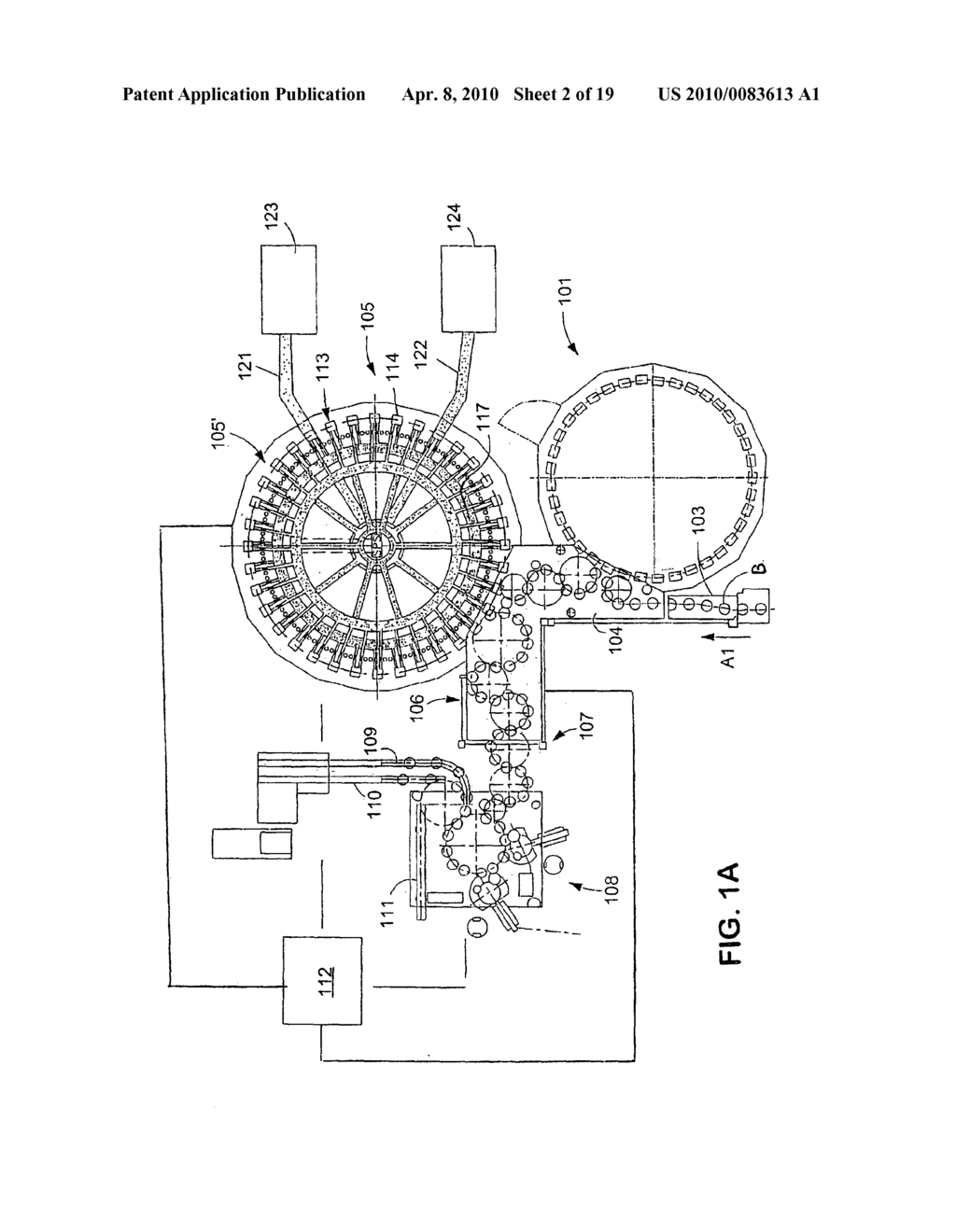 BEVERAGE BOTTLING PLANT FOR FILLING BOTTLES WITH A LIQUID BEVERAGE MATERIAL HAVING A FILLING MACHINE - diagram, schematic, and image 03