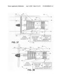 Hybrid propulsive engine including at least one independently rotatable turbine stator diagram and image