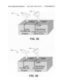 Hybrid propulsive engine including at least one independently rotatable propeller/fan diagram and image