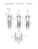 Trashcan with hydraulic lid deceleration diagram and image