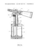 TRIGGER DEVICE FOR A RIVET GUN AND A RIVET GUN HANDLE ASSEMBLY WITH A TRIGGER DEVICE diagram and image