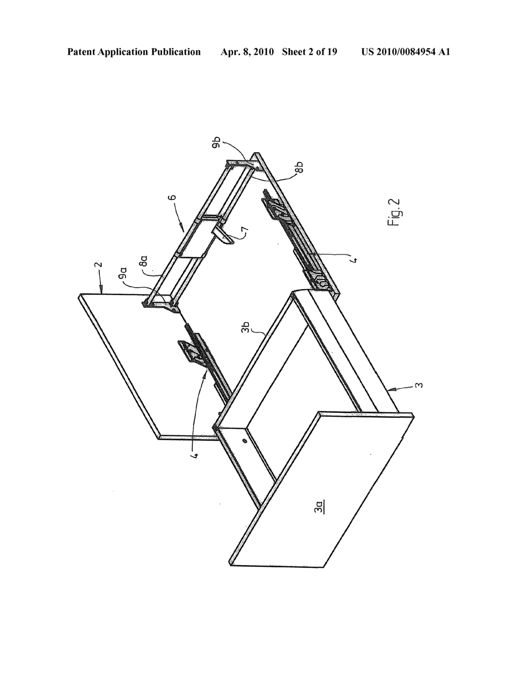 PIECE OF FURNITURE AND DEVICE FOR PUSHING OUT A FURNITURE PART - diagram, schematic, and image 03