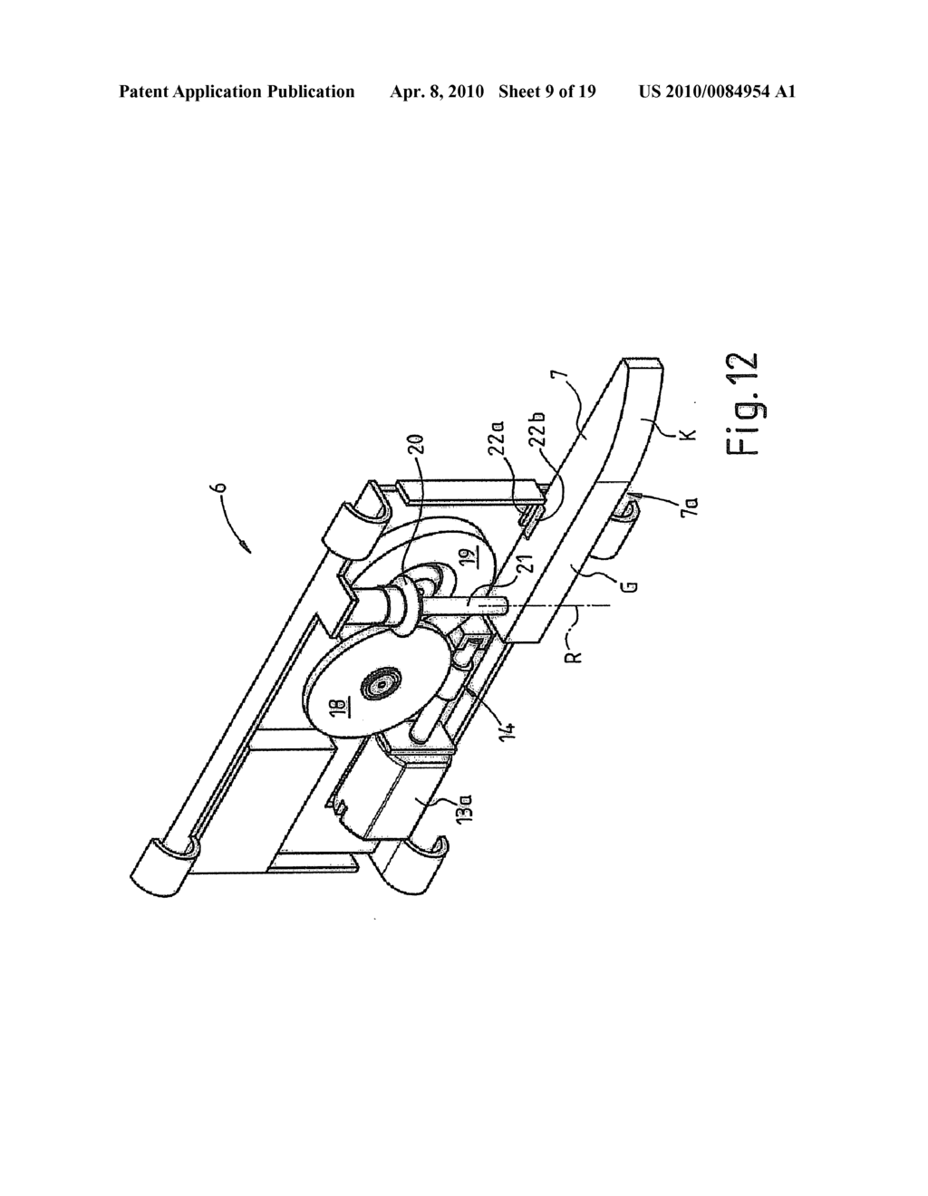 PIECE OF FURNITURE AND DEVICE FOR PUSHING OUT A FURNITURE PART - diagram, schematic, and image 10