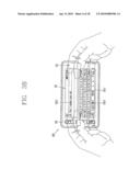 MOBILE TERMINAL AND USER INTERFACE OF MOBILE TERMINAL diagram and image