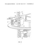 Recessed Fixture with Hinged Doors and Rotatable Lamp diagram and image