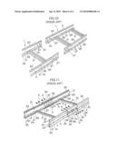 METHOD OF JOINING CABLE RACKS, AND A SPLICE PLATE diagram and image