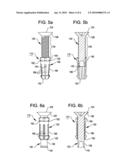 Expandable collet anchor systems with captive studs diagram and image