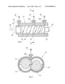 METHOD FOR REACTING SELF-IGNITING DUSTS IN A VACUUM PUMP DEVICE diagram and image