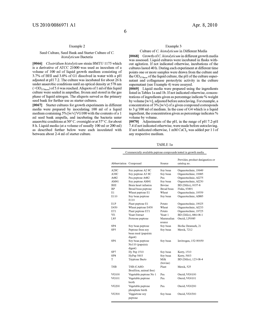 GROWTH MEDIUM FOR CLOSTRIDIUM HISTOLYTICUM - diagram, schematic, and image 07