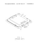 ELECTRICAL CONNECTOR ASSEMBLY HAVING PICK-UP CAP diagram and image