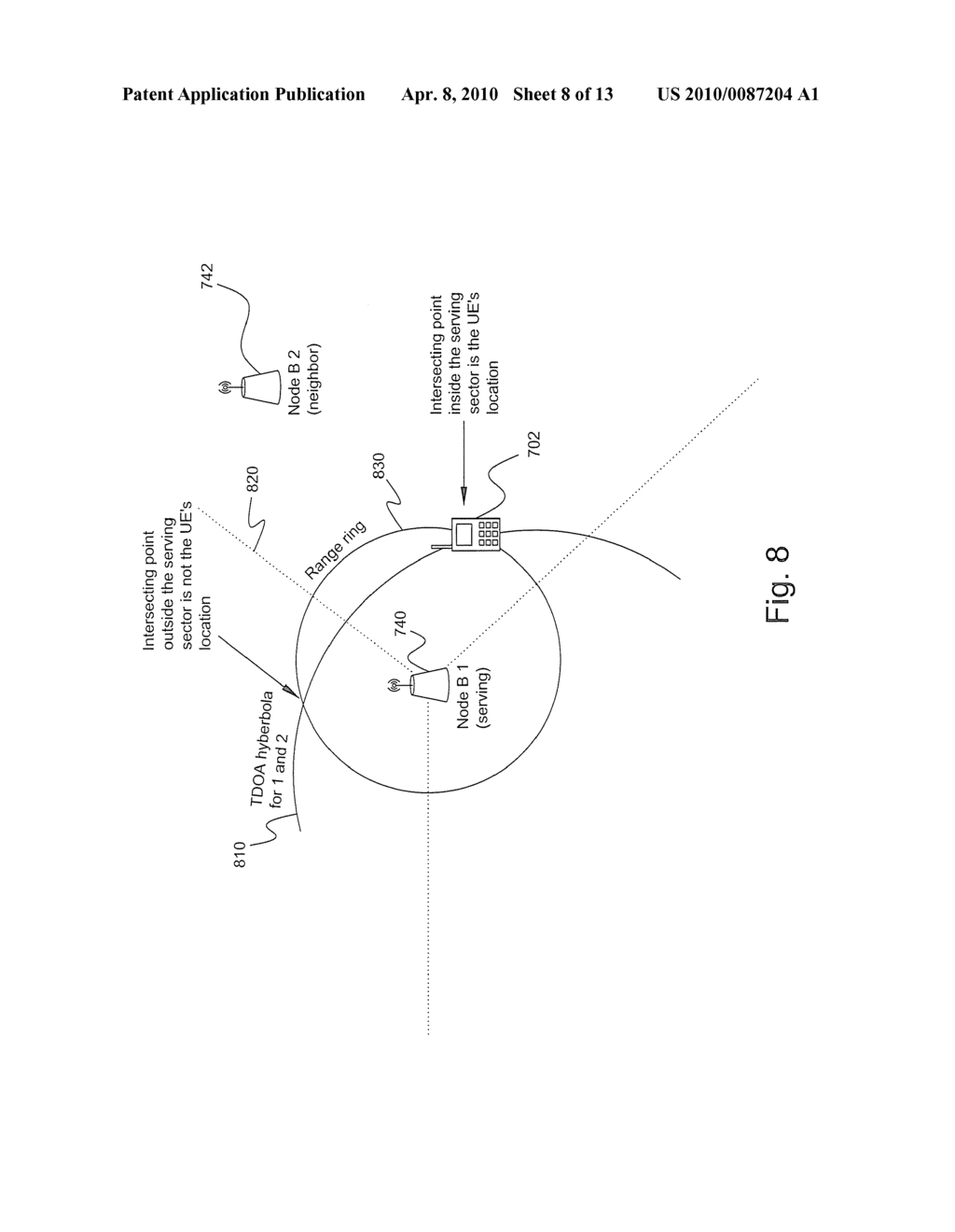 SYSTEM AND METHOD OF UMTS UE LOCATION USING UPLINK DEDICATED PHYSICAL CONTROL CHANNEL AND DOWNLINK SYNCHRONIZATION CHANNEL - diagram, schematic, and image 09