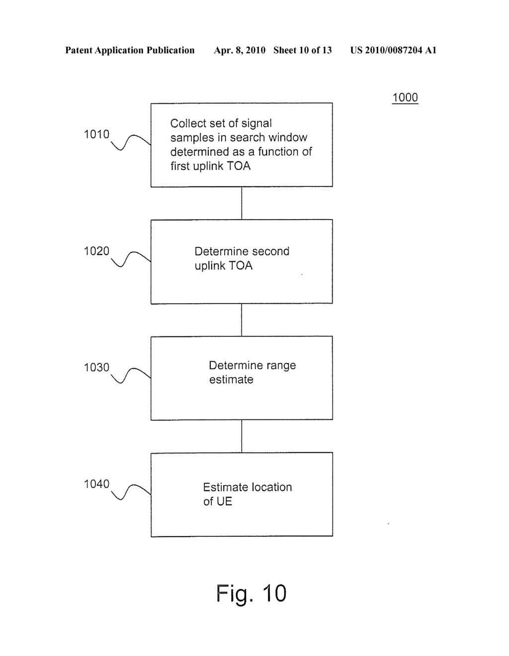 SYSTEM AND METHOD OF UMTS UE LOCATION USING UPLINK DEDICATED PHYSICAL CONTROL CHANNEL AND DOWNLINK SYNCHRONIZATION CHANNEL - diagram, schematic, and image 11