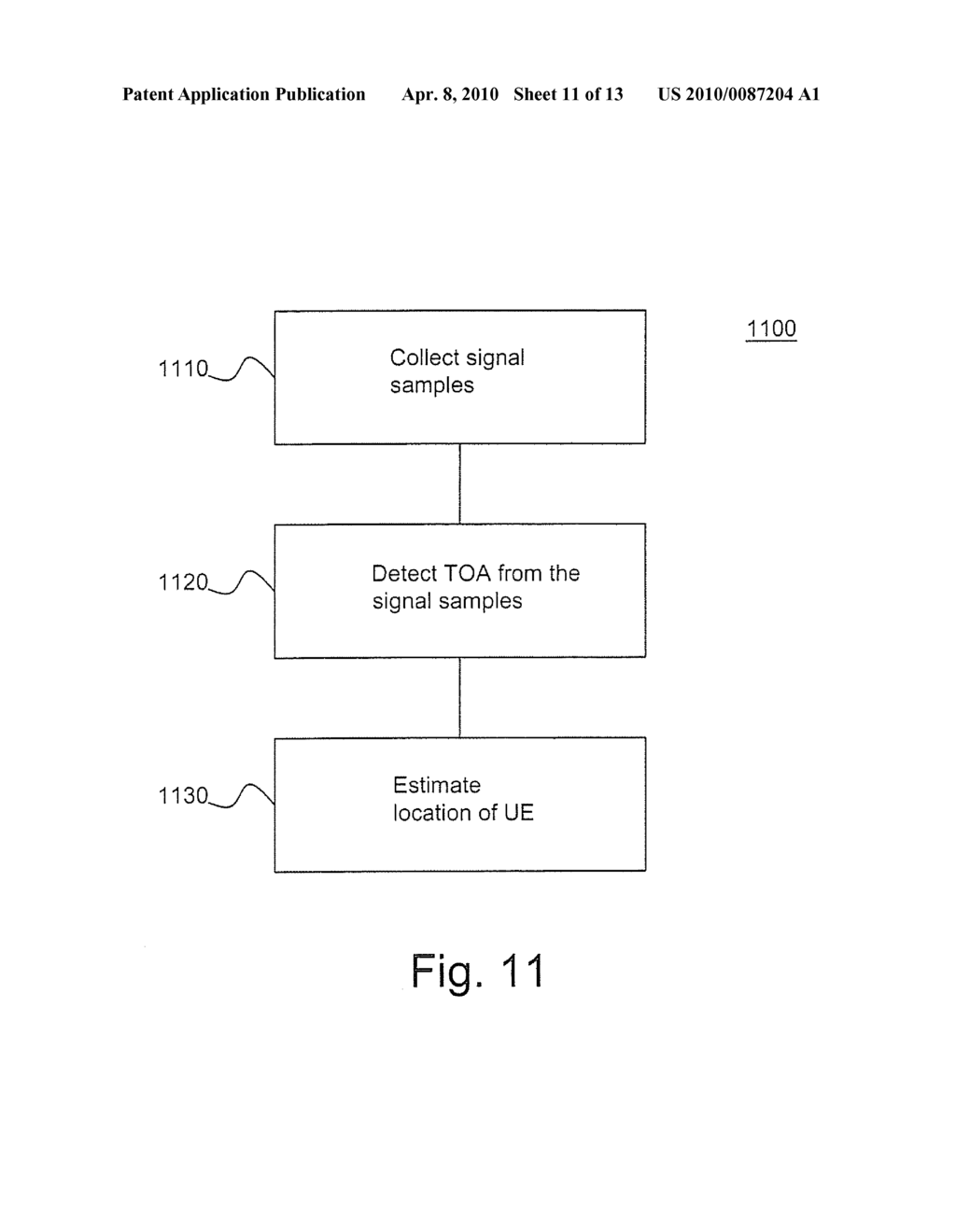 SYSTEM AND METHOD OF UMTS UE LOCATION USING UPLINK DEDICATED PHYSICAL CONTROL CHANNEL AND DOWNLINK SYNCHRONIZATION CHANNEL - diagram, schematic, and image 12