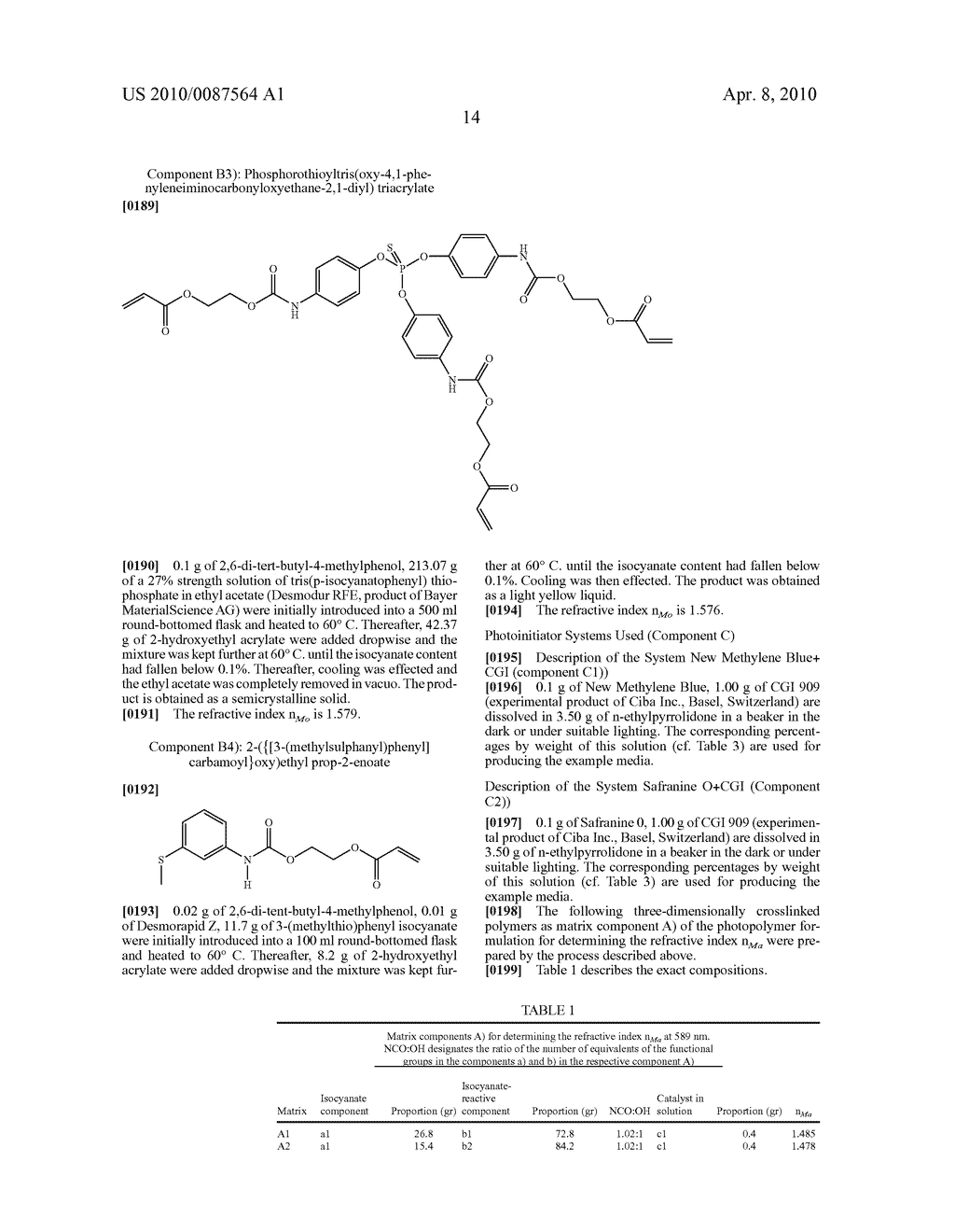 PHOTOPOLYMER FORMULATIONS HAVING A LOW CROSSLINKING DENSITY - diagram, schematic, and image 17