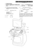 Ultrasound System With Control Panel Adjustable in Height Through Contact diagram and image