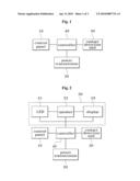 Ultrasound System With Control Panel Adjustable in Height Through Contact diagram and image