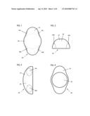 Hand-held cradle for ball massage diagram and image