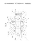 ABSORBENT ARTICLE WITH FASTENING FLAPS diagram and image