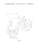 FOOD PRODUCT MEASURING VESSEL WITH INTEGRATED SCALE diagram and image