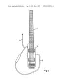 BODY SUPPORT FOR A GUITAR OR SIMILAR MUSICAL INSTRUMENTS diagram and image