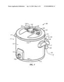 DEEP FRYER FOR COOKING FOODSTUFF diagram and image