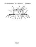 Food Container with presser support disk fitted with retractable pressing pins diagram and image