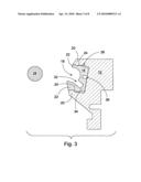 Rod Cradle, Instert to be Used in a Rod Cradle, and Method for Inserting a Rod in a Rod Cradle diagram and image